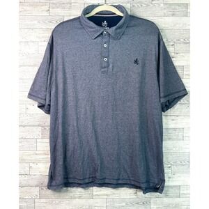 Rugby University Polo Shirt Blue‎ 2XL